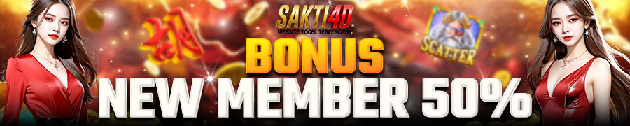 sakti4d bonus new member 50%